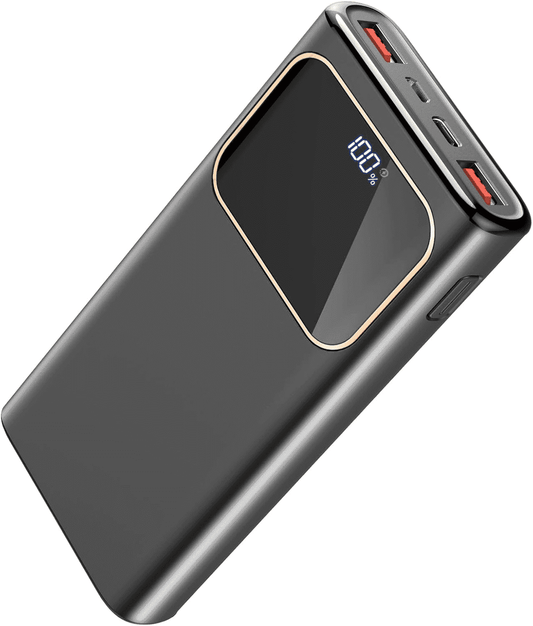 Portable Charger, 20000mah Power Bank, 22.5W Fast Charging Battery Pack with Usb-c/Usb-a Output, Digital Display Portable Phone Charger for iPhone 17/16/15/14/13 Pro Samsung Google LG iPad AirPods