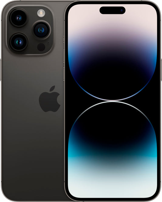 Restored Apple iPhone 14 Pro Max - Carrier Unlocked - 128GB Space Black (Refurbished)